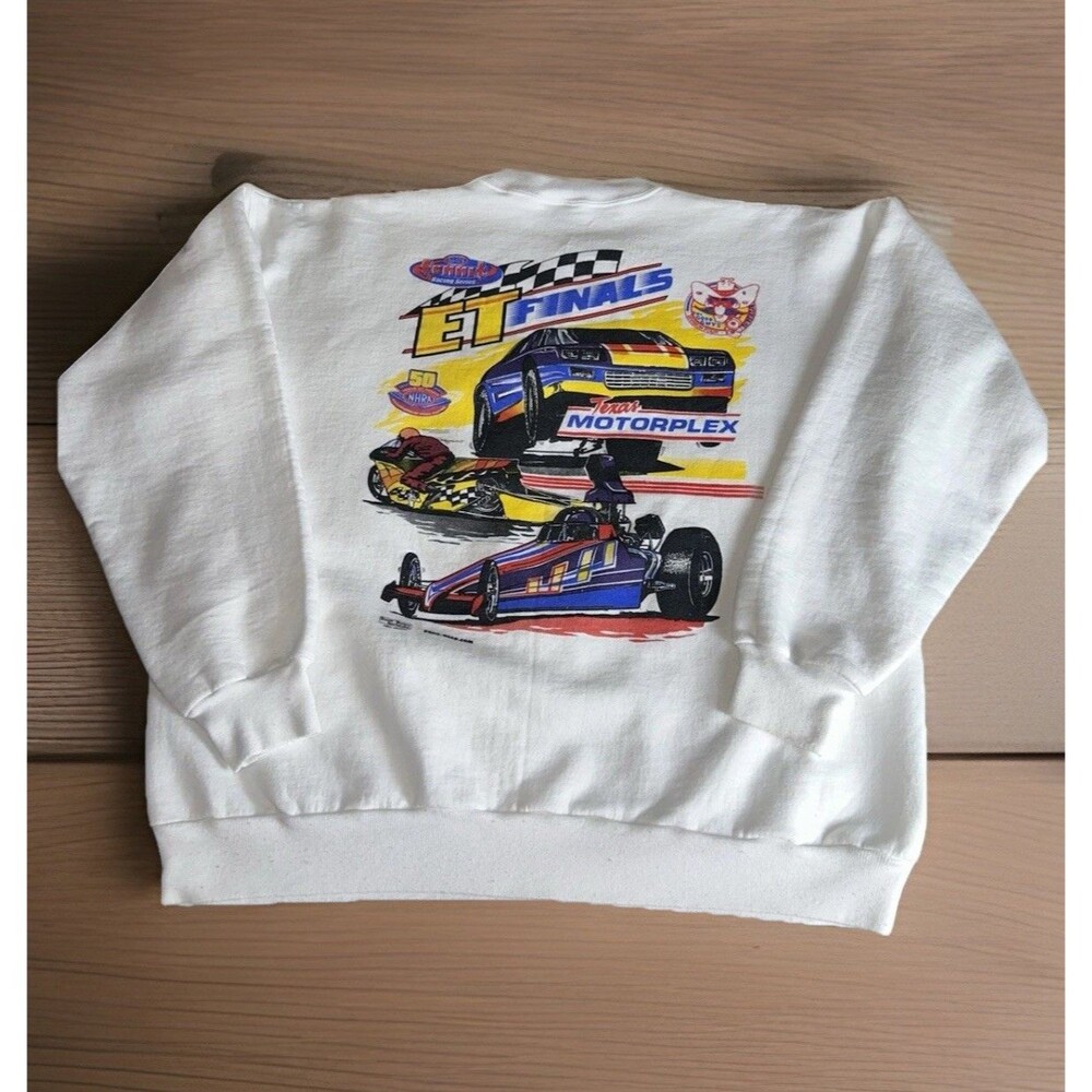 Vintage NHRA Finals Summit Series SweatShirt Mens Size XL Graphic ET Finals